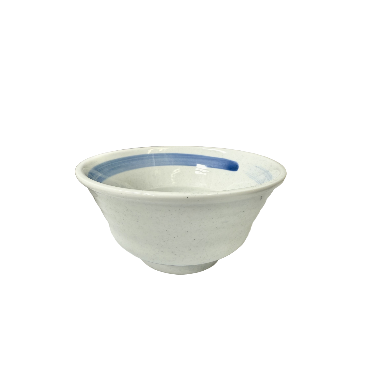 Chefco, 6.5" Dia Ceramic White Bowl with Blue Pattern (PTC00307) - Chefcoca