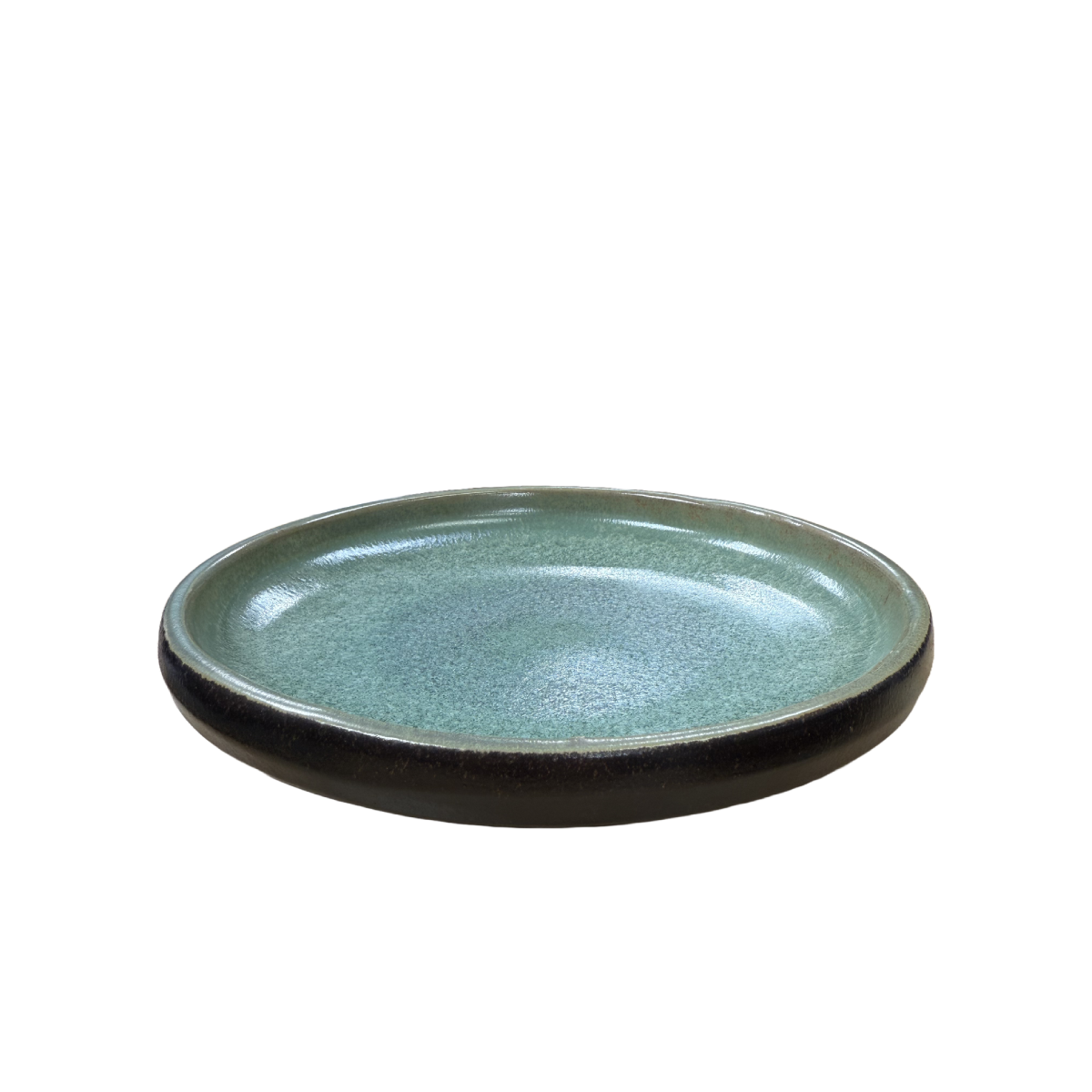 Chefco, 10" Dia Ceramic Green Round Plate (GR2605) - Chefcoca