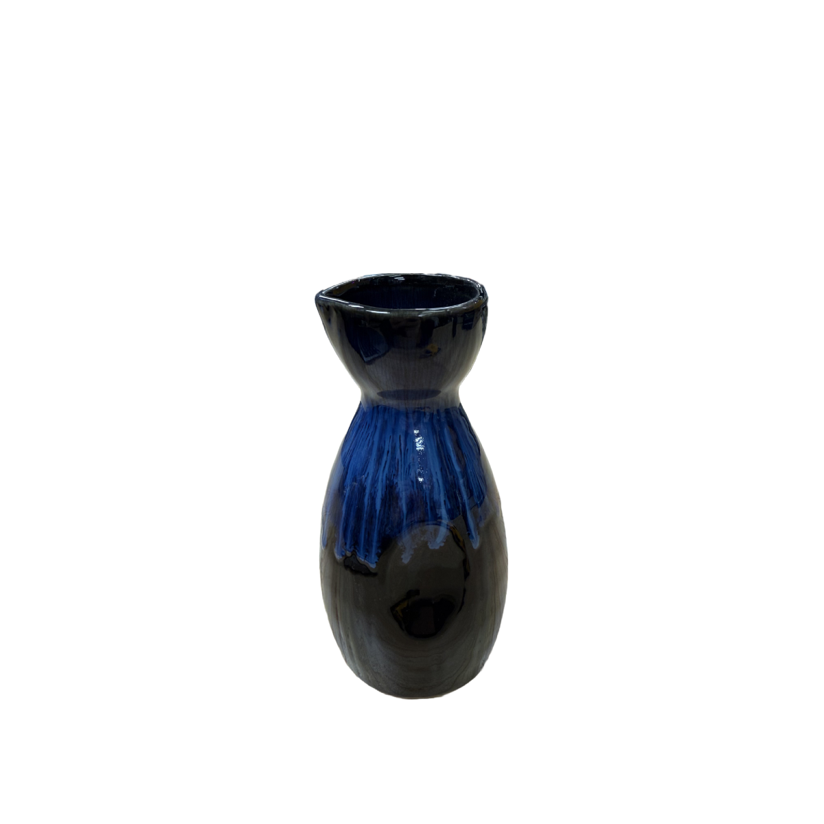 Chefco, Ceramic Dark Blue Small Sake Bottle (JS218) - Chefcoca