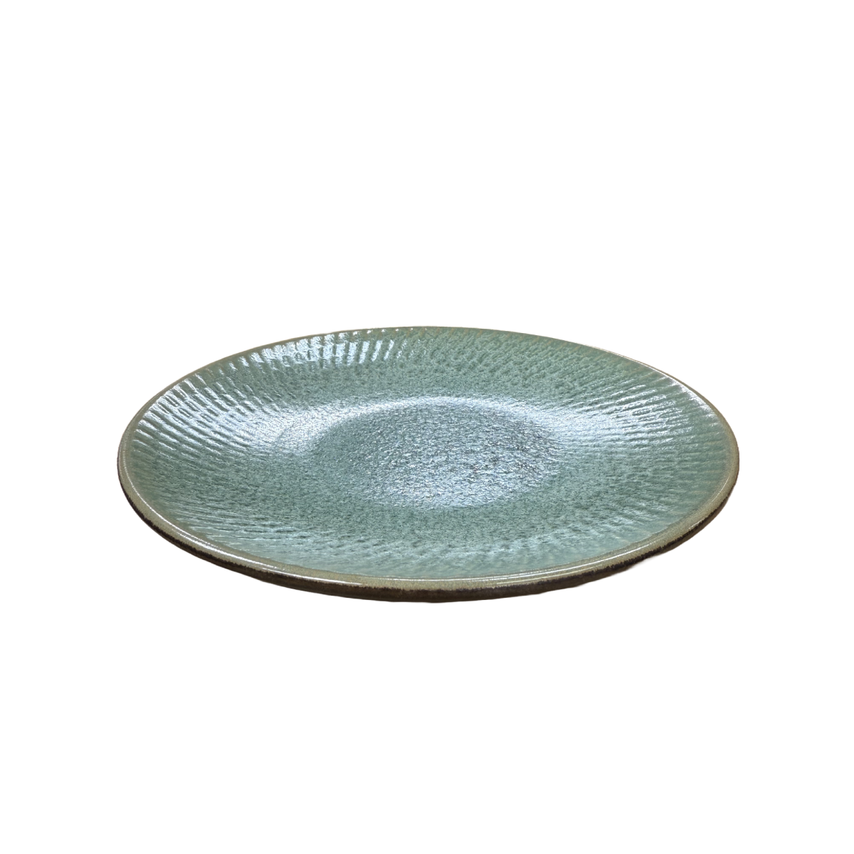Chefco, 8" Dia Ceramic Green Round Plate (GR2003) - Chefcoca