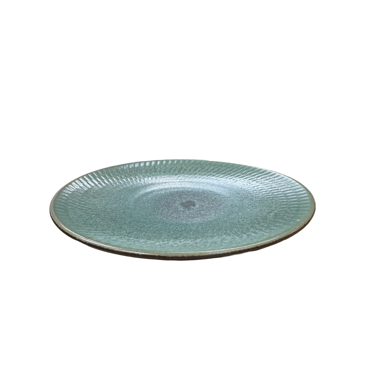 Chefco, 10 1/4" Ceramic Green Round Plate (GR2604) - Chefcoca
