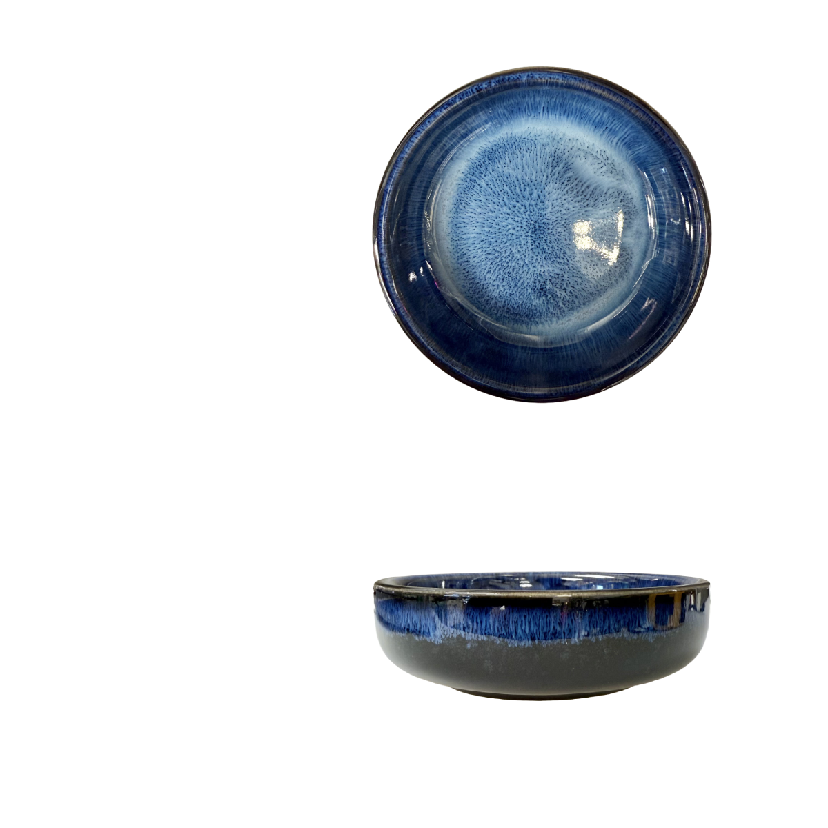 Chefco, 4" Dia Dark Blue Sauce Dish (JS1002) - Chefcoca