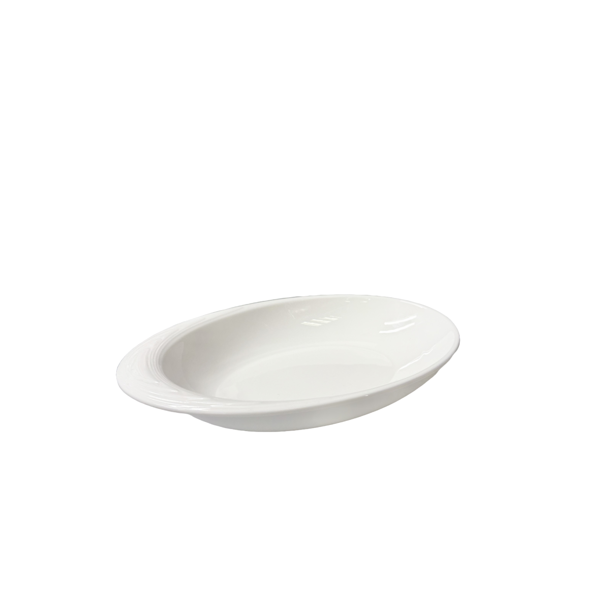 Chefco, 10" Porcelain Oval Bowl- Ceramic, White (PT00105) - Chefcoca