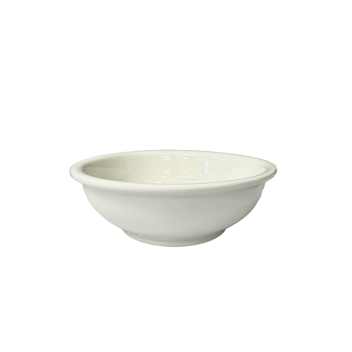 10" White Round Soup Bowl - Ceramic, White (PT00149)
