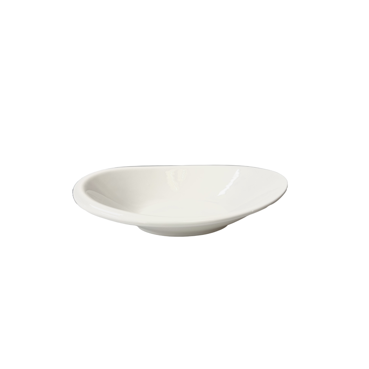 Chefco 9" Porcelain Egg-Shaped Bowl - Ceramic, White (PT00116)