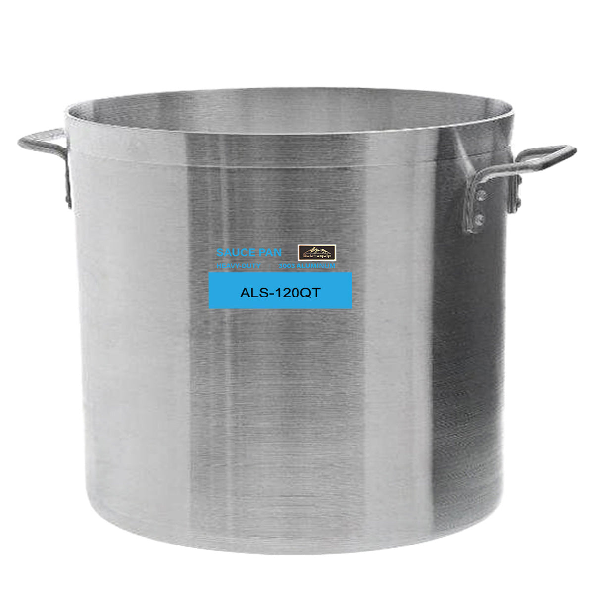 Sub-equip, 120 Qt Heavy Duty Aluminum Stock Pot, 22"x19.5" / 56cm*49.5cm, 4mm