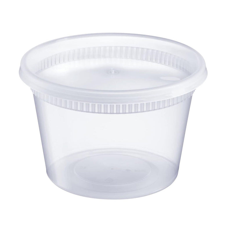 240 Sets, 16oz, Leakproof Clear Food Storage Soup Deli Container with Lids (TY-S16)
