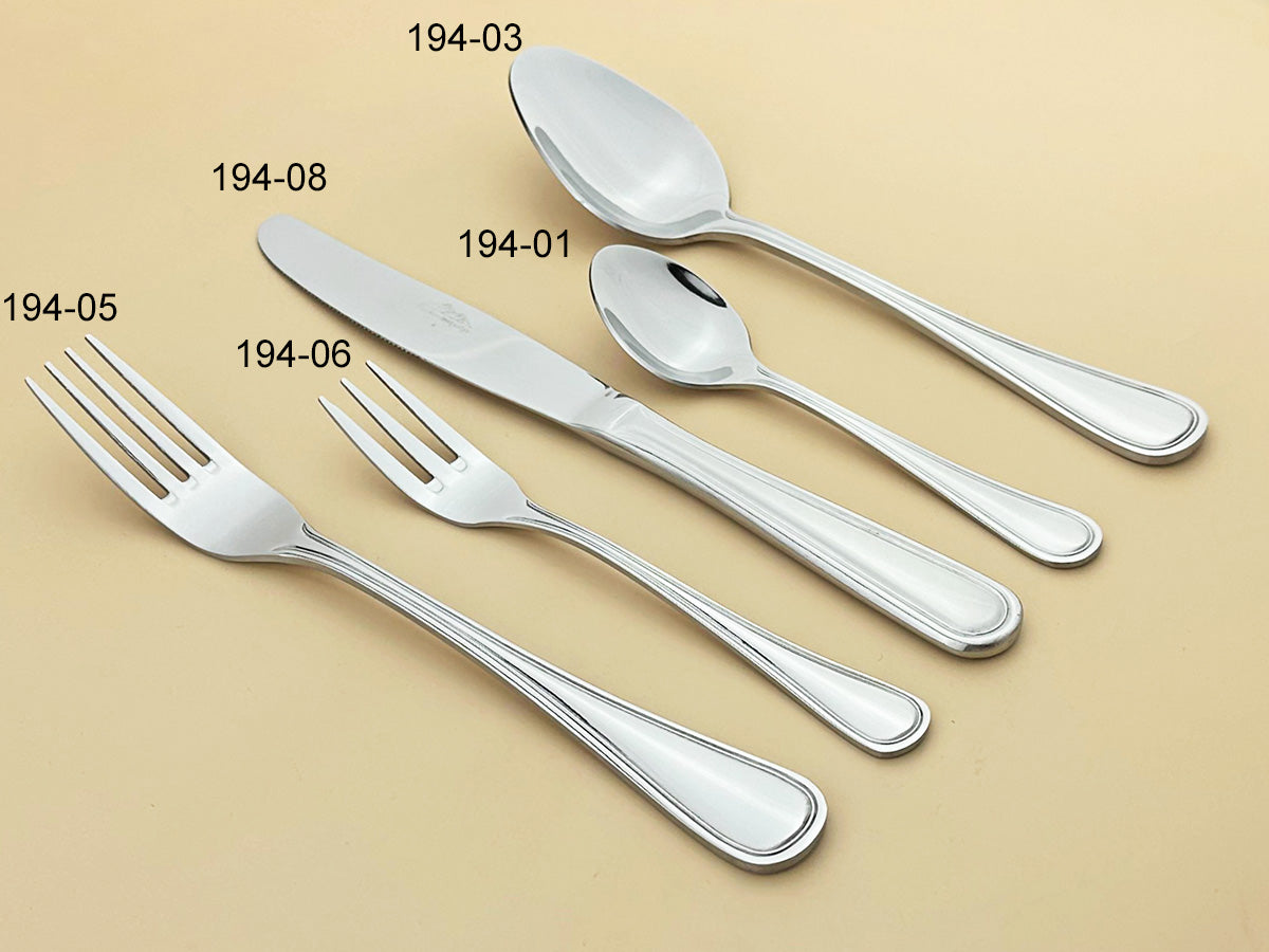 Sub-equip, 194-06 Dots Salad Fork, 18/0 Medium weight, 12pcs