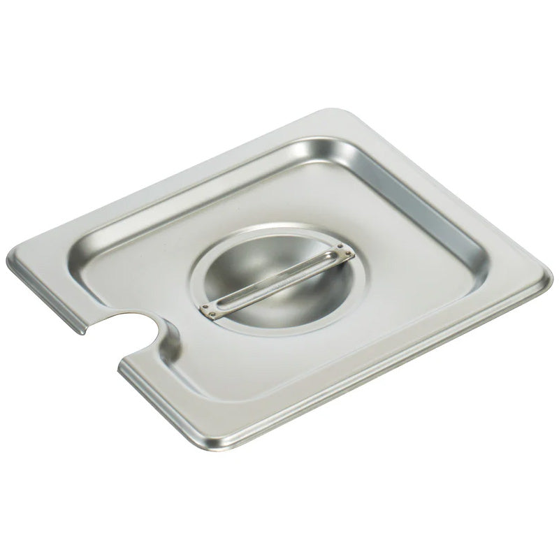 Steam Table Pan Cover, Slotted, S/S304, 24 gauge, 1/6 Size