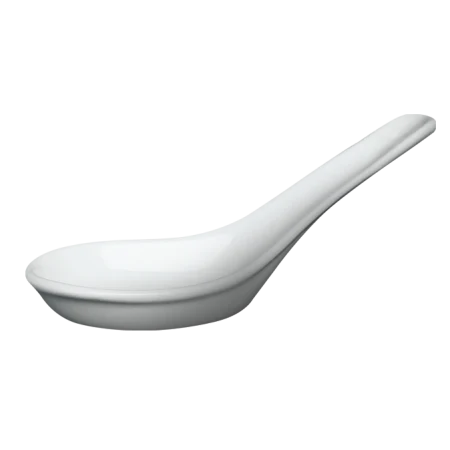 Cameo 210-08N Imperial White 5" Soup Spoon without Hole (12 pcs)