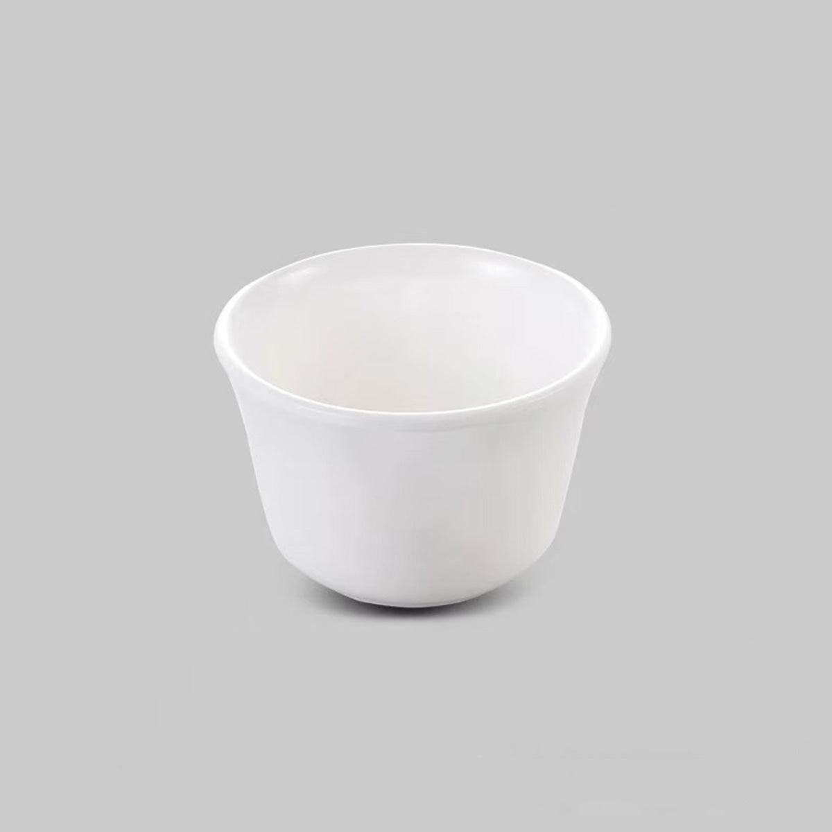C210-29, 3" x 2.6", 5 Oz capacity (150 ml)  Chinese Tea Cup - Ceramic, White (12 pcs) - Chefcoca