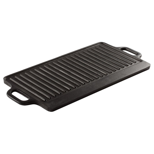 IGD-2095 - Reversible Cast Iron Griddle/Grill, 20" x 9-1/2" - Chefcoca