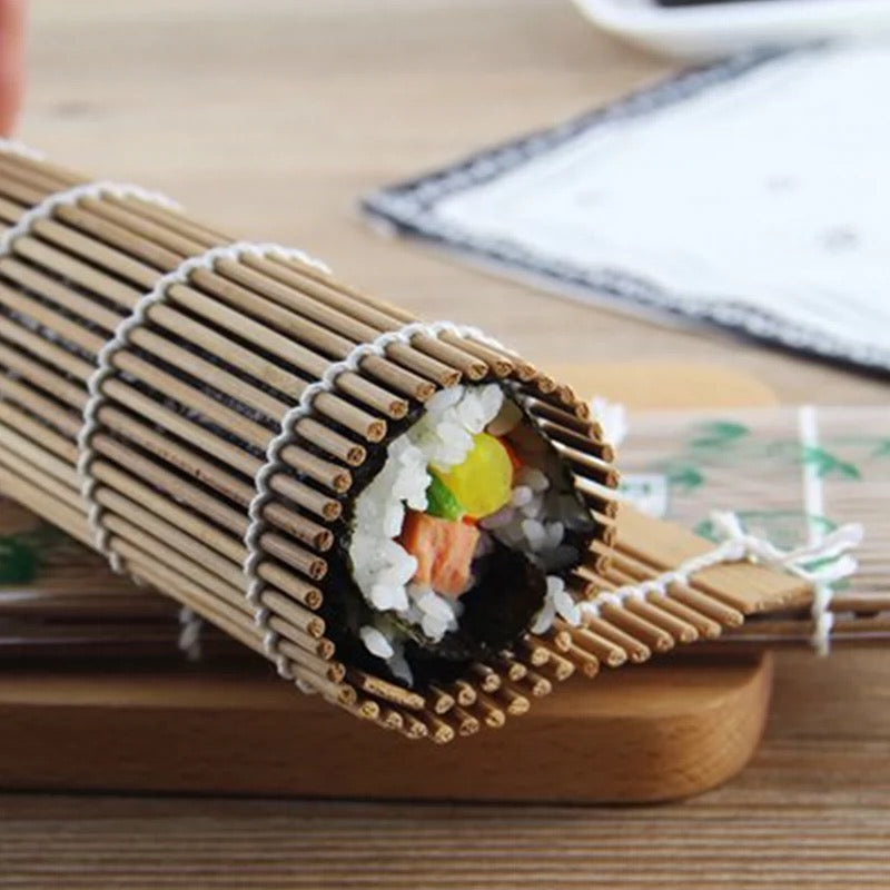 Bamboo Sushi Mat,White - Chefcoca