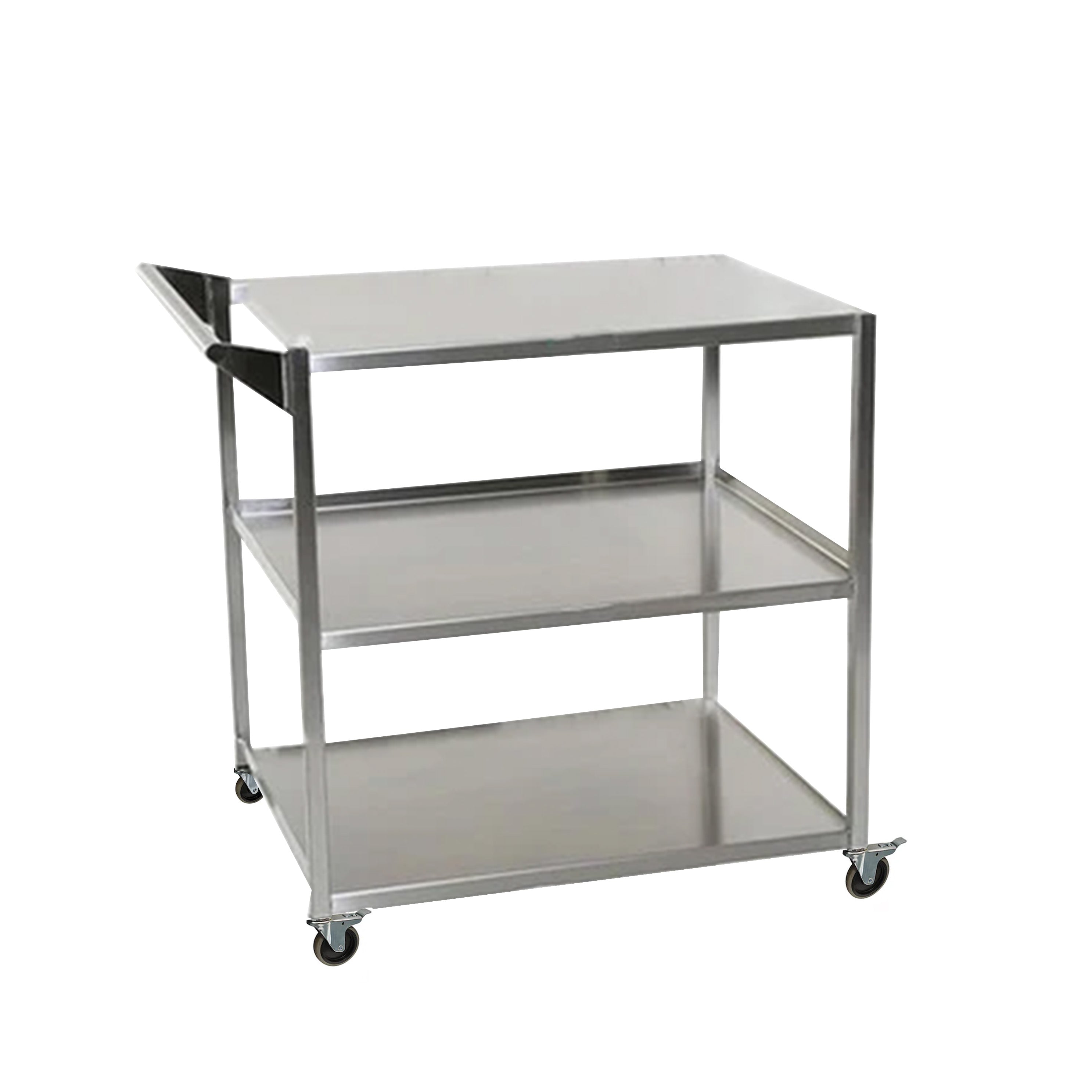 Chefco, SST-5, 304 Stainless Steel Trolley,  With Single Handle, 27.7" Wide (14”X24”X34H”) - Chefcoca