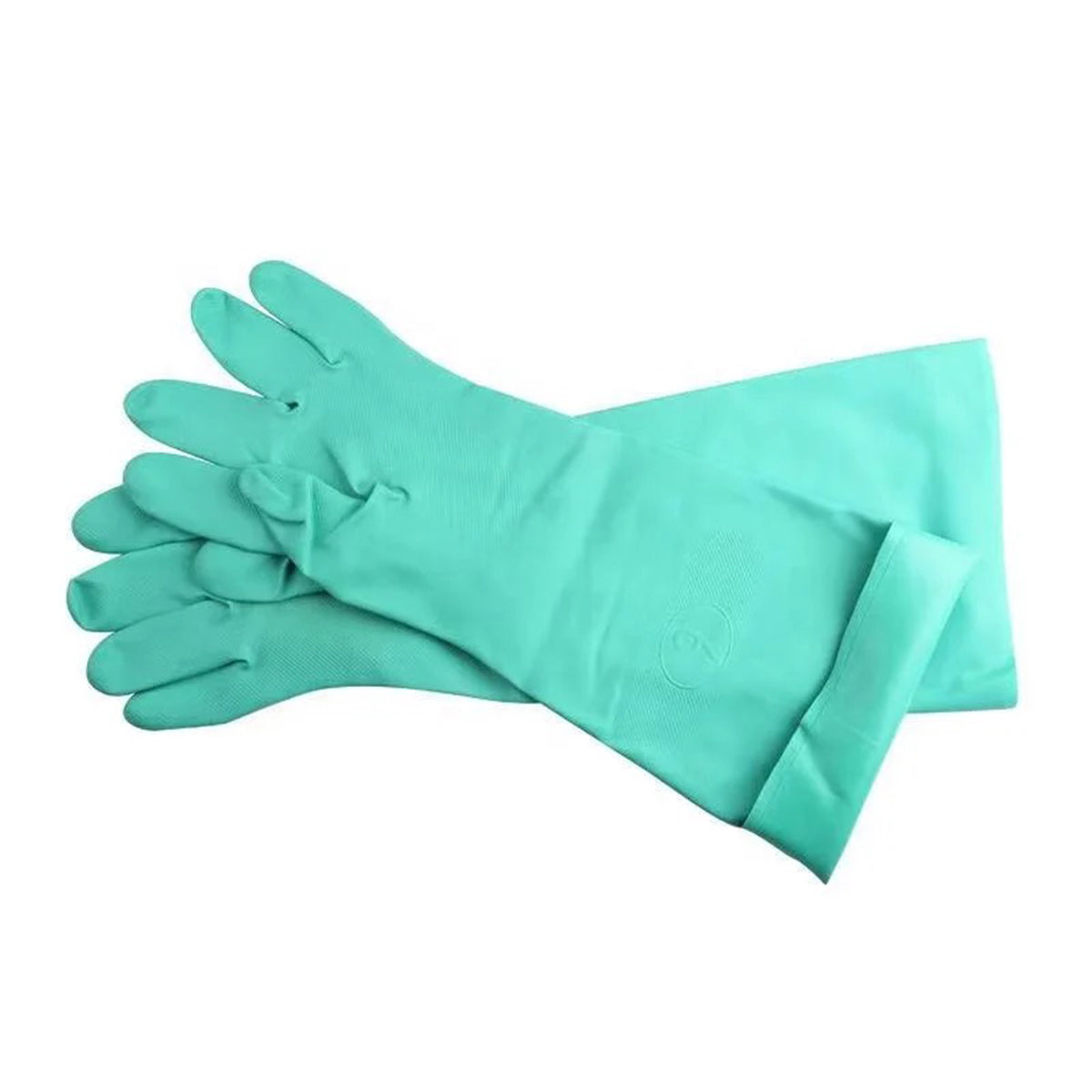 Ansell Long Sleeves Gloves, Green (1Pair) - Chefcoca