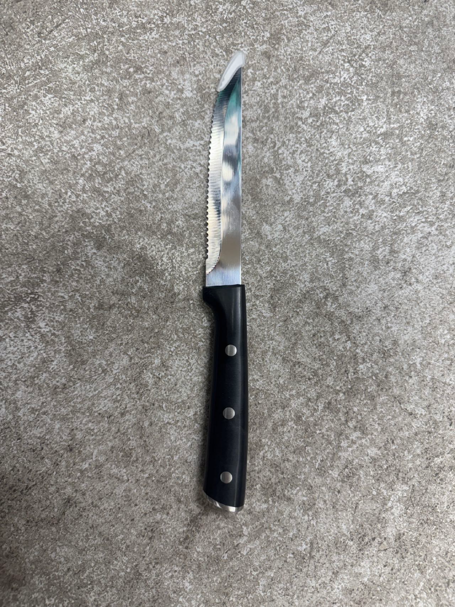Plastic Black Handle Steak Knife (SK-5K)