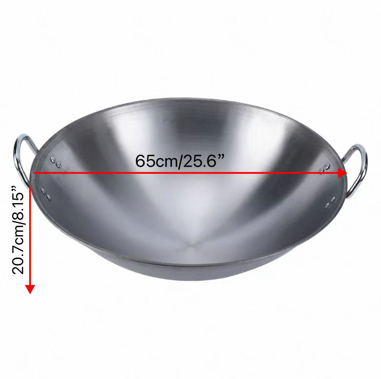 CHEFCO,1665B, 25"Hand Hammered  Steel Wok