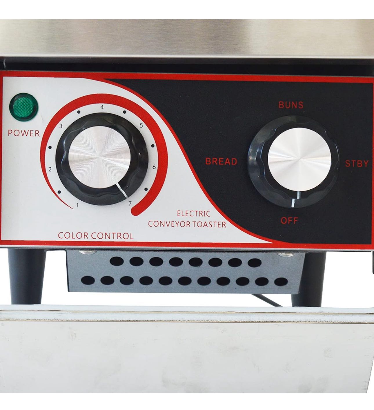 Commercial Conveyor Toaster, Electric Chain Toaster, Stainless Steel Chain Toaster