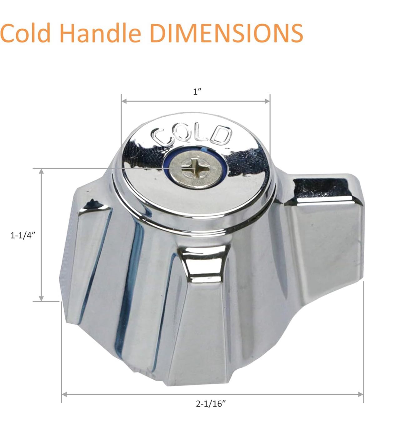 Handle kit with cooper valve, cold (for Metal 304 BXF-Y3G/BXF-Y5G)
