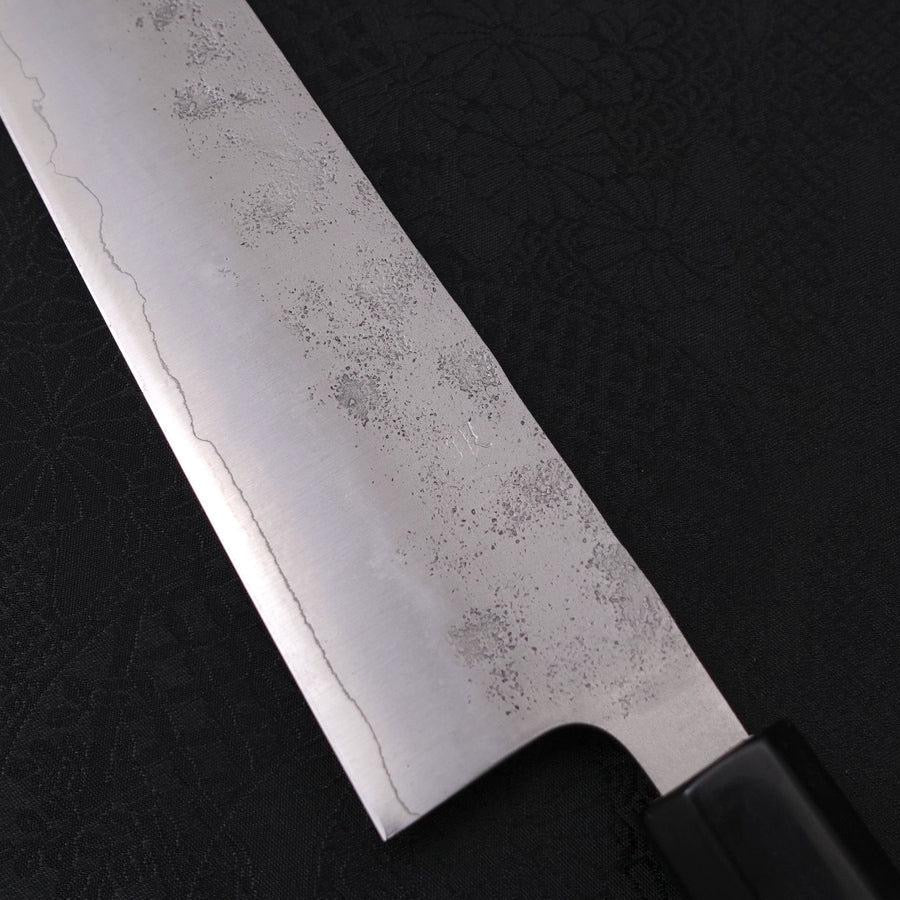 MUSASHI Kiritsuke Silver Steel #3 Nashiji Buffalo Magnolia Handle 210mm (097-210)