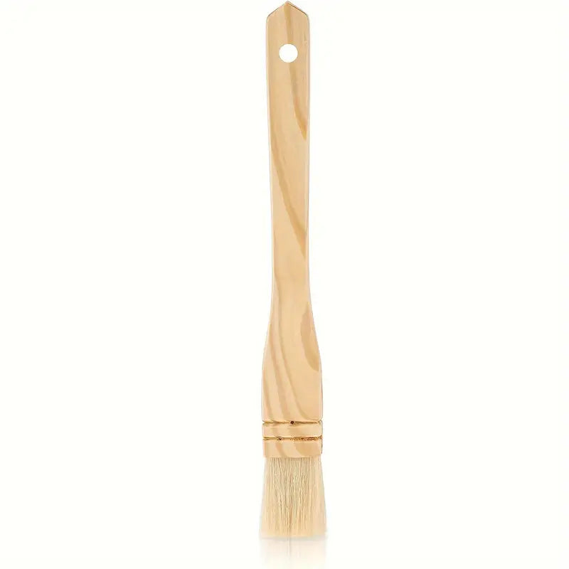 1" Flat hake brushes, soft goat hair brush and hake paint brush with solid wooden handle for watercolor - Chefcoca