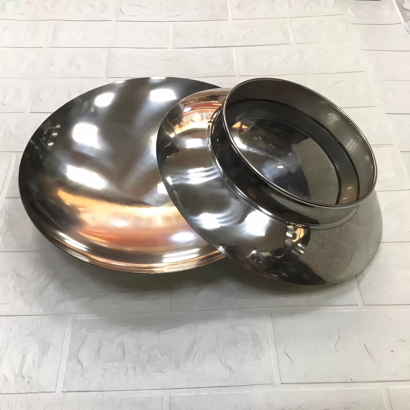 Stainless Steel Mincemeat Dish for Dumplings Kitchen Food Container Multi-Purpose Serving Plate for Meat Wontons and More Easy to Clean - Chefcoca