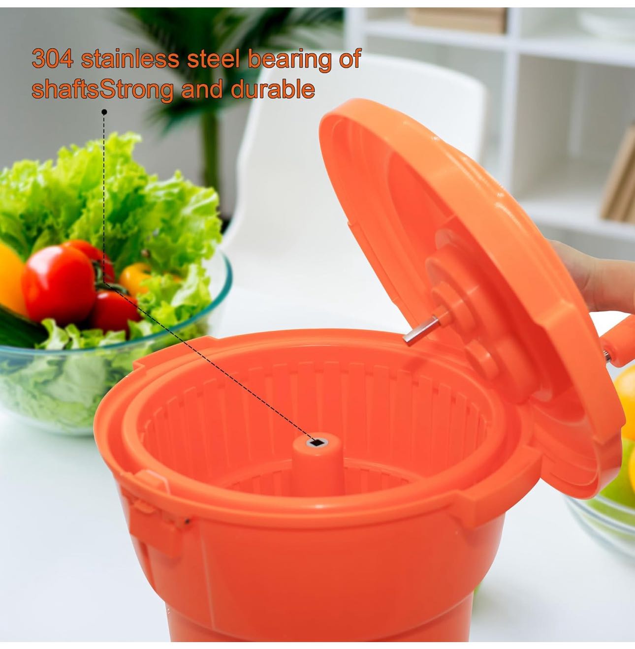 2.5GAL Manual Salad Spinner - Chefcoca