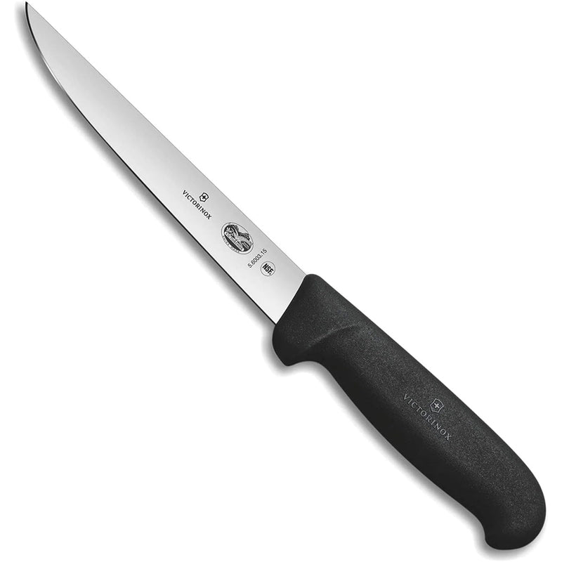 Victorinox 6" Fibrox Straight Edge Boning Knife-5.6003.15