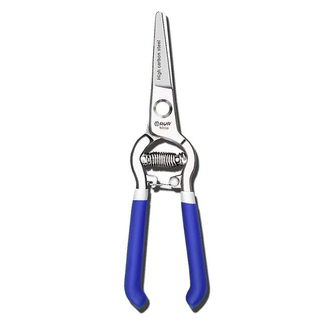 Chefco R3159, multi purpose High-Carbon Steel Pruning Snips, Edge Gardening Hand Tools, Plant Cutting Pruners for Trees, Roses, Annuals 200 mm Long - Chefcoca