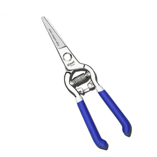 Chefco R3159, multi purpose High-Carbon Steel Pruning Snips, Edge Gardening Hand Tools, Plant Cutting Pruners for Trees, Roses, Annuals 200 mm Long - Chefcoca