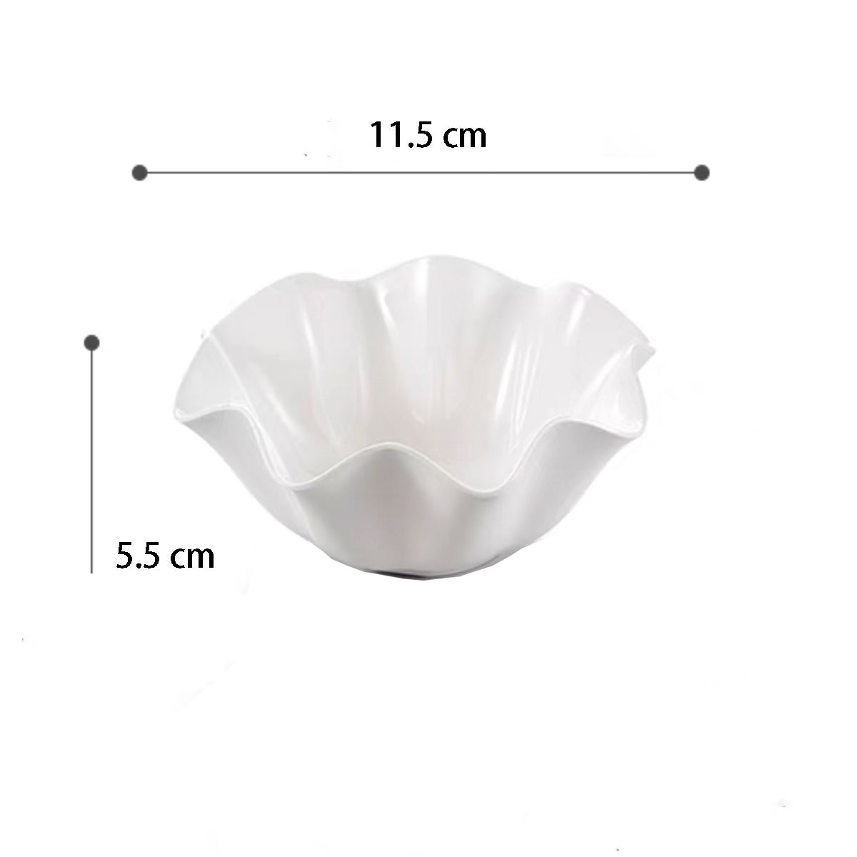 Flower Shaped Melamine Bowl (551-553)