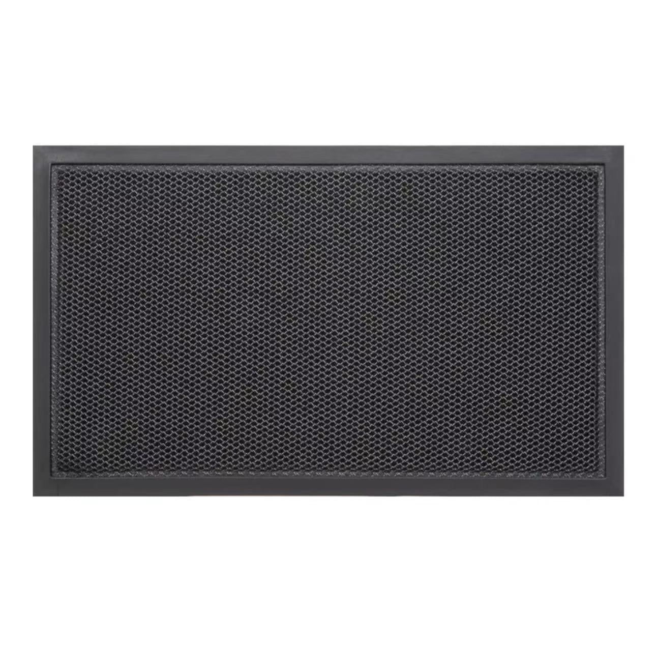 Sub-equip TFM-12K, Commercial Carpet Floor Mat-9.6" × 18" Black & Grey