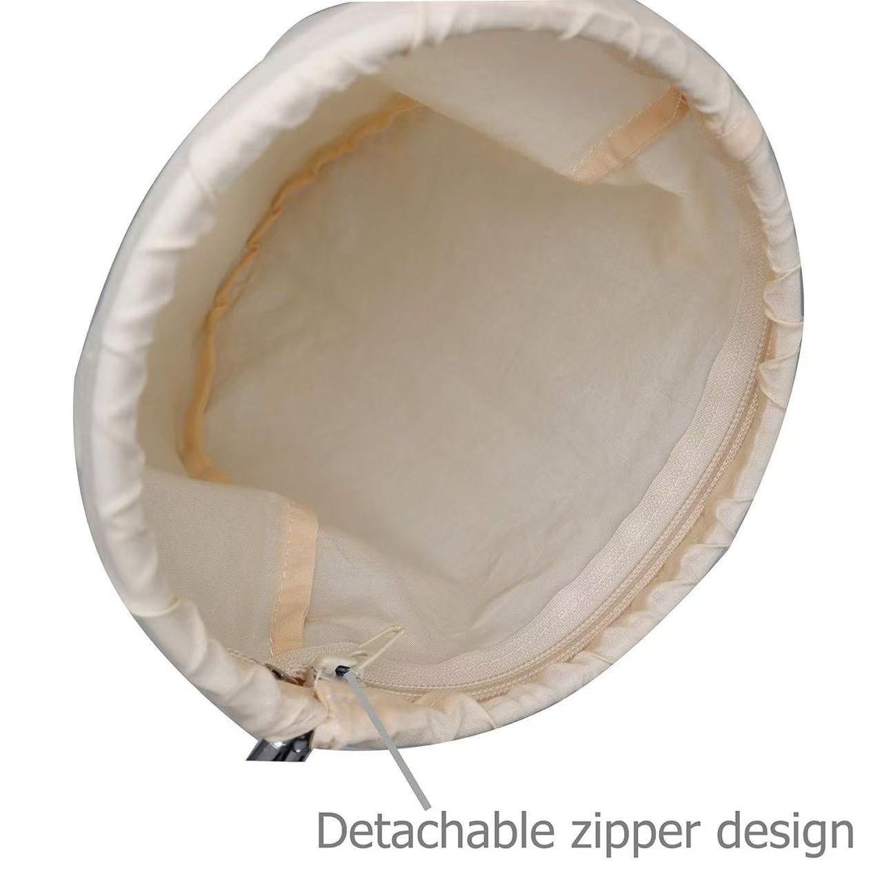 Filtre à thé en filet avec poignée en acier inoxydable