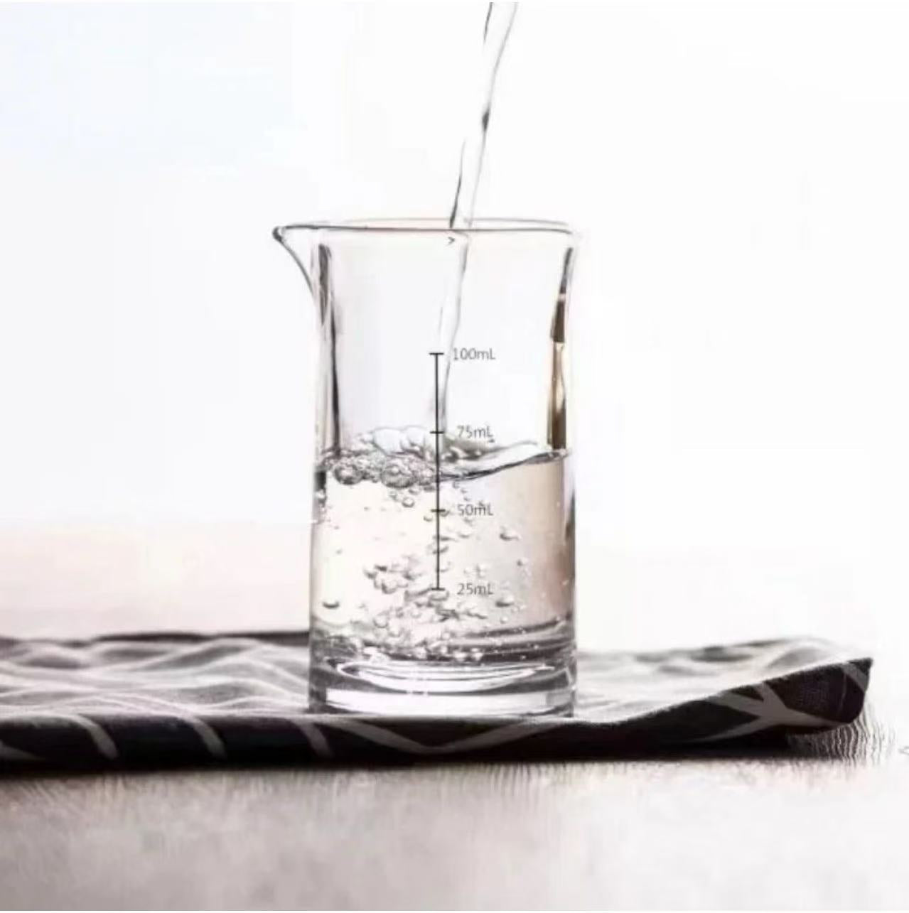 Chefco, KTJ-402, Graduated Beaker Glass Mug 145ml - 6pcs