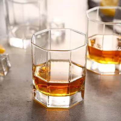 Chefco, KTY5010, Octagonal Whiskey Glass 200ml x 12pcs