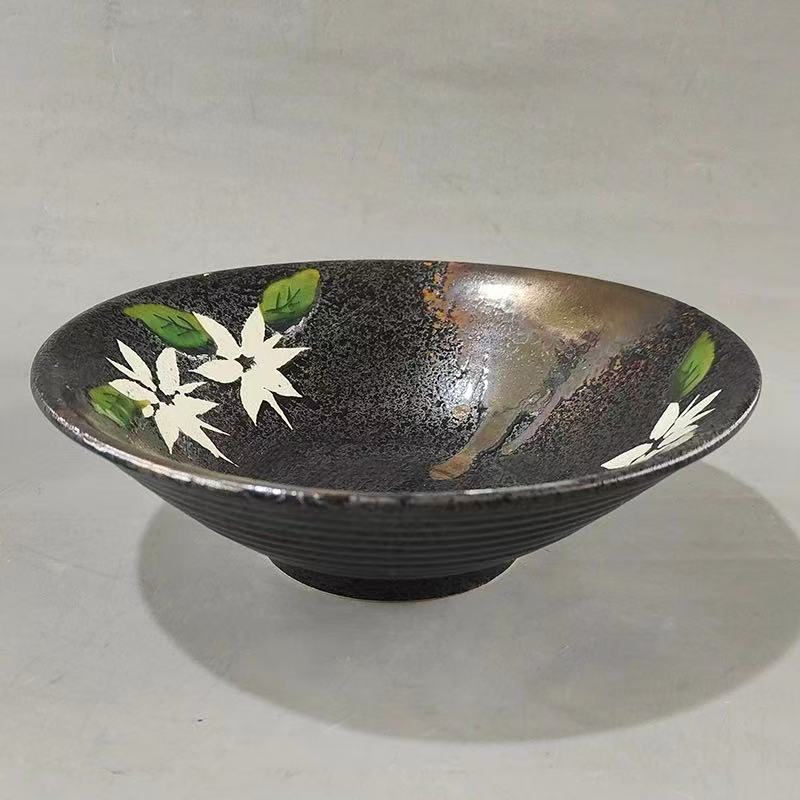 Chefco, 9" "Coconut Tree" Ceramic Wide Bowl (PTC00323)