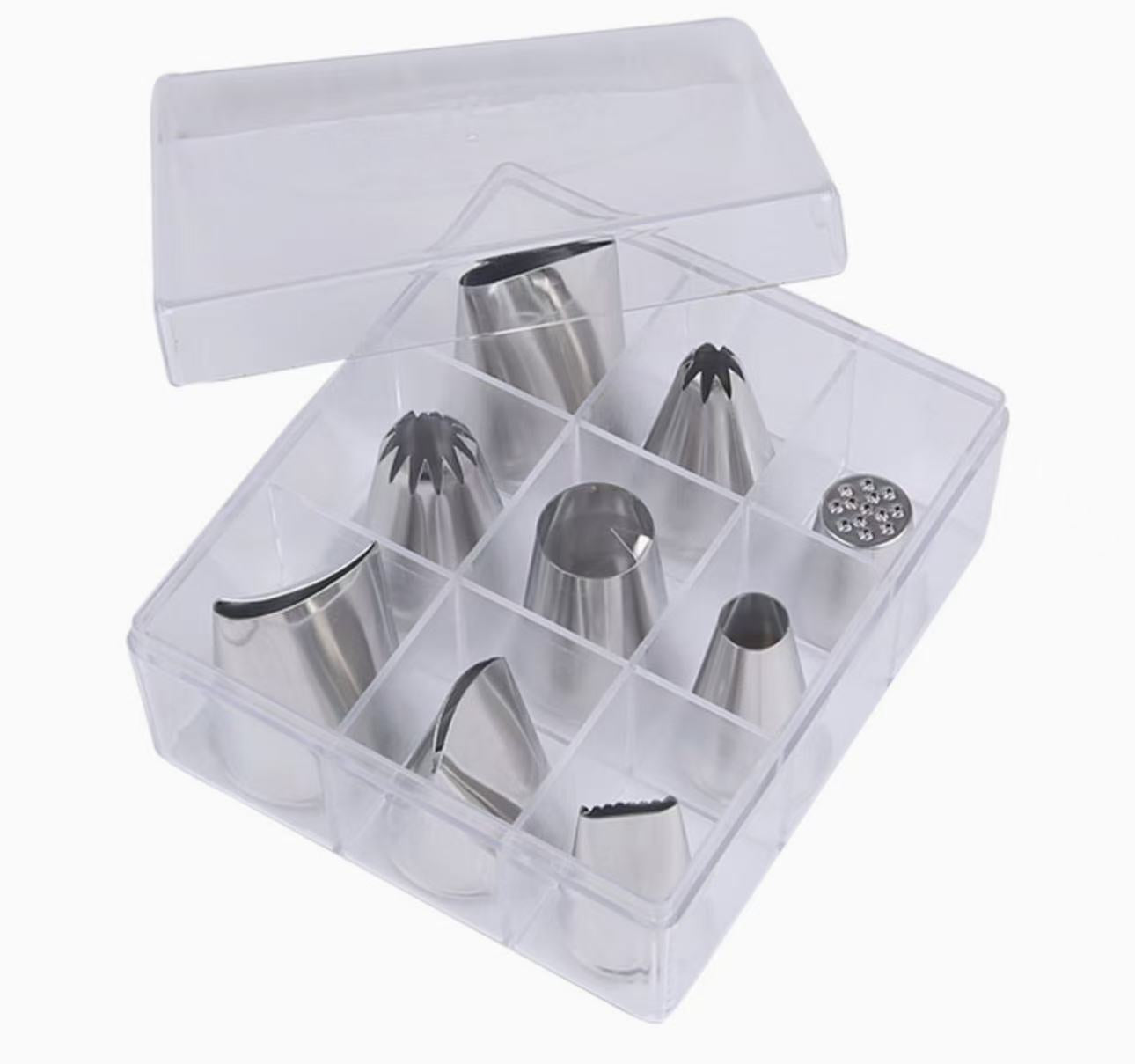 Ensemble de 24 douilles de décoration de gâteaux en acier inoxydable