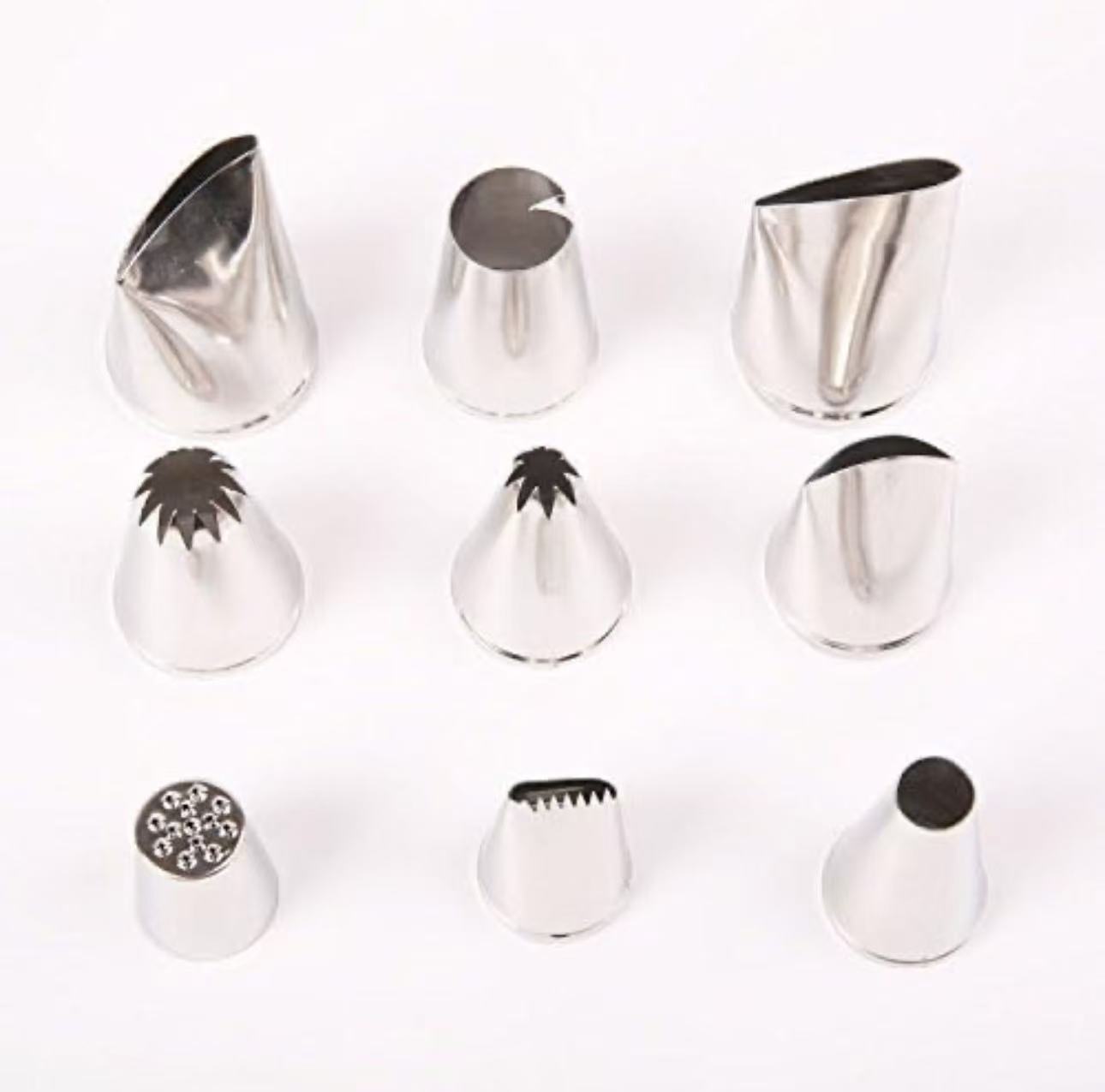 Ensemble de 24 douilles de décoration de gâteaux en acier inoxydable