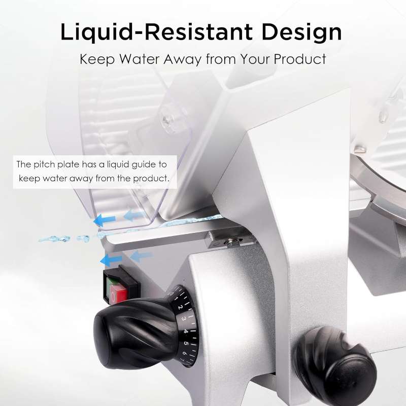 Sub-equip 1A-FS413 Anodized Elite 10" Blade Heavy-Duty Meat Slicer