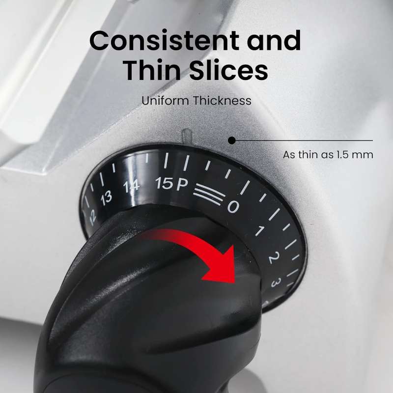 Sub-equip 1A-FS413 Anodized Elite 10" Blade Heavy-Duty Meat Slicer