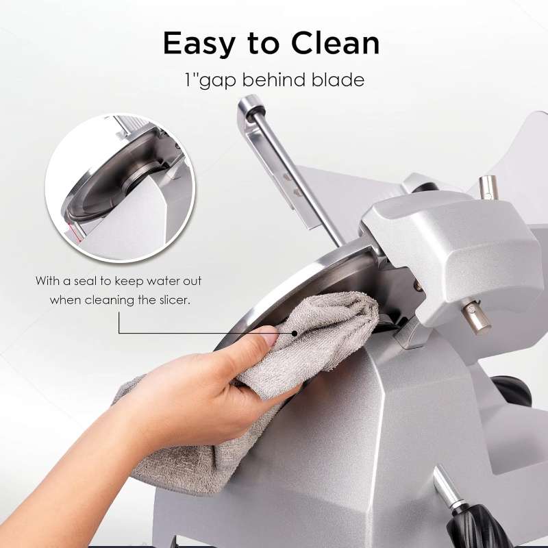 Sub-equip 1A-FS413 Anodized Elite 10" Blade Heavy-Duty Meat Slicer