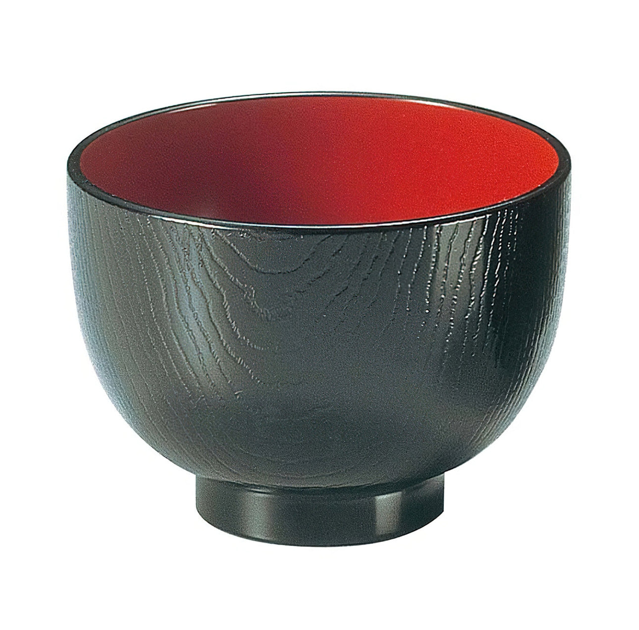 3.2" Dia Red Miso Soup Bowl,96mm Dia, 68mm High,270cc,47g, Made in Japan - Chefcoca