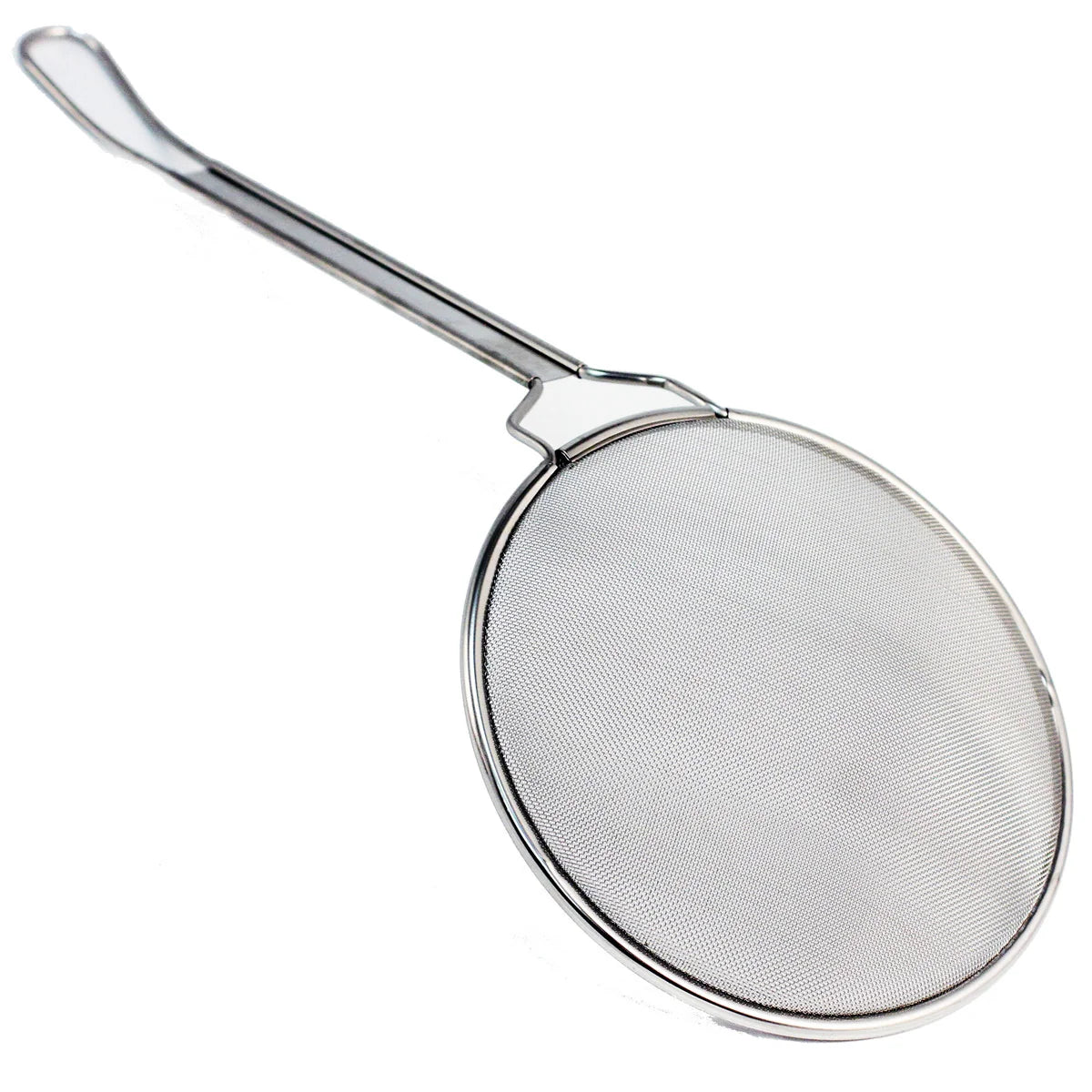 155mm, 18-8 Stainless Steel Round Fine Mesh Skimmer 6.3" Dia. (Made in Japan) - Chefcoca