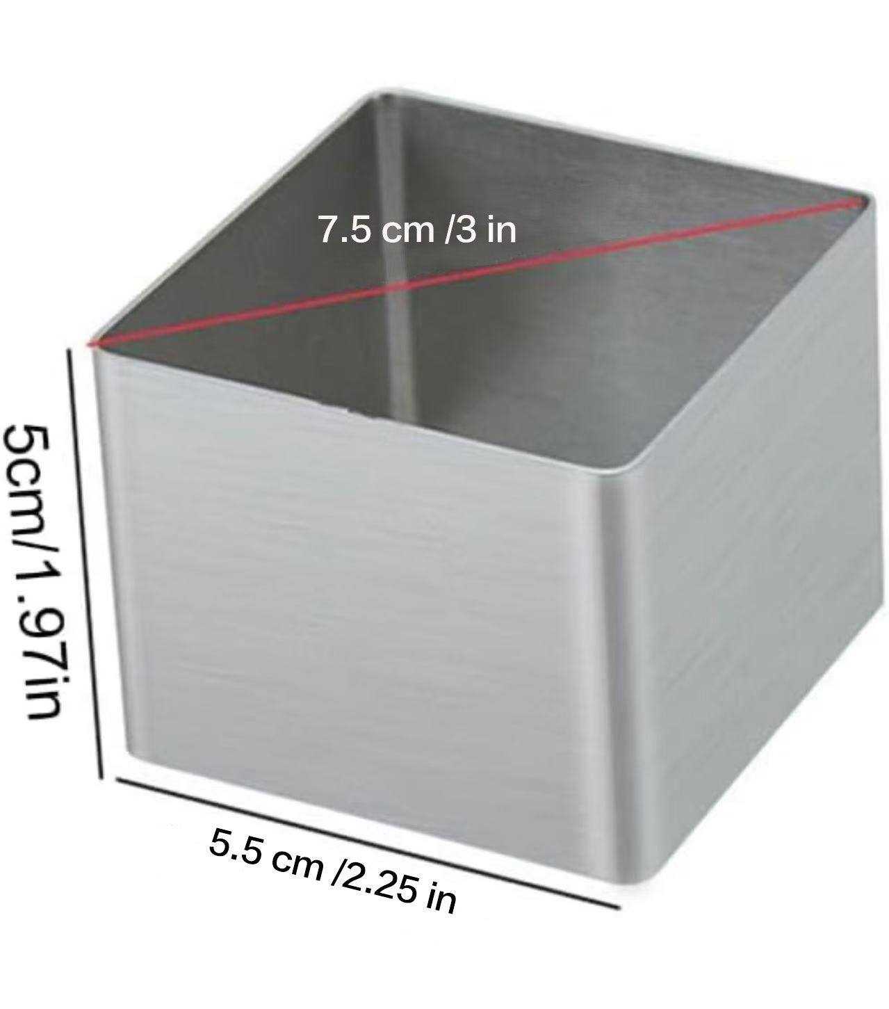 Moules à gâteau en acier inoxydable, moule à gâteau mousse, anneaux à gâteau avec poussoir