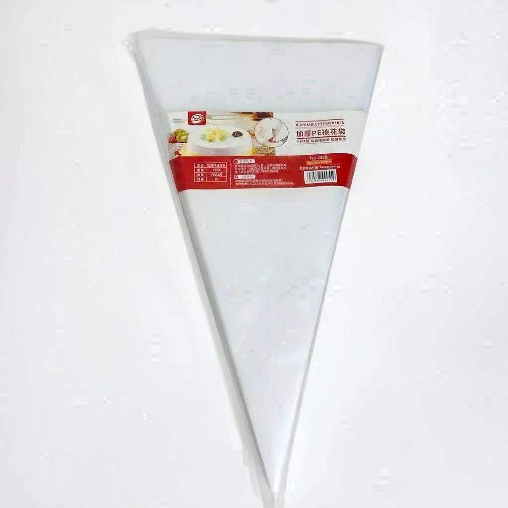 CHEFCO,9955-14,Disposable Clear Plastic Piping Pastry Bag (100 pieces, 14" Length) - Chefcoca