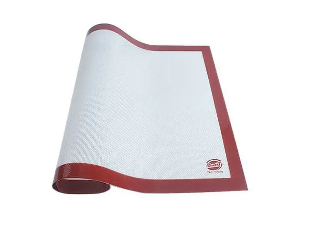 Tapis de cuisson antiadhésif en silicone rouge, taille standard (41 x 62 cm)