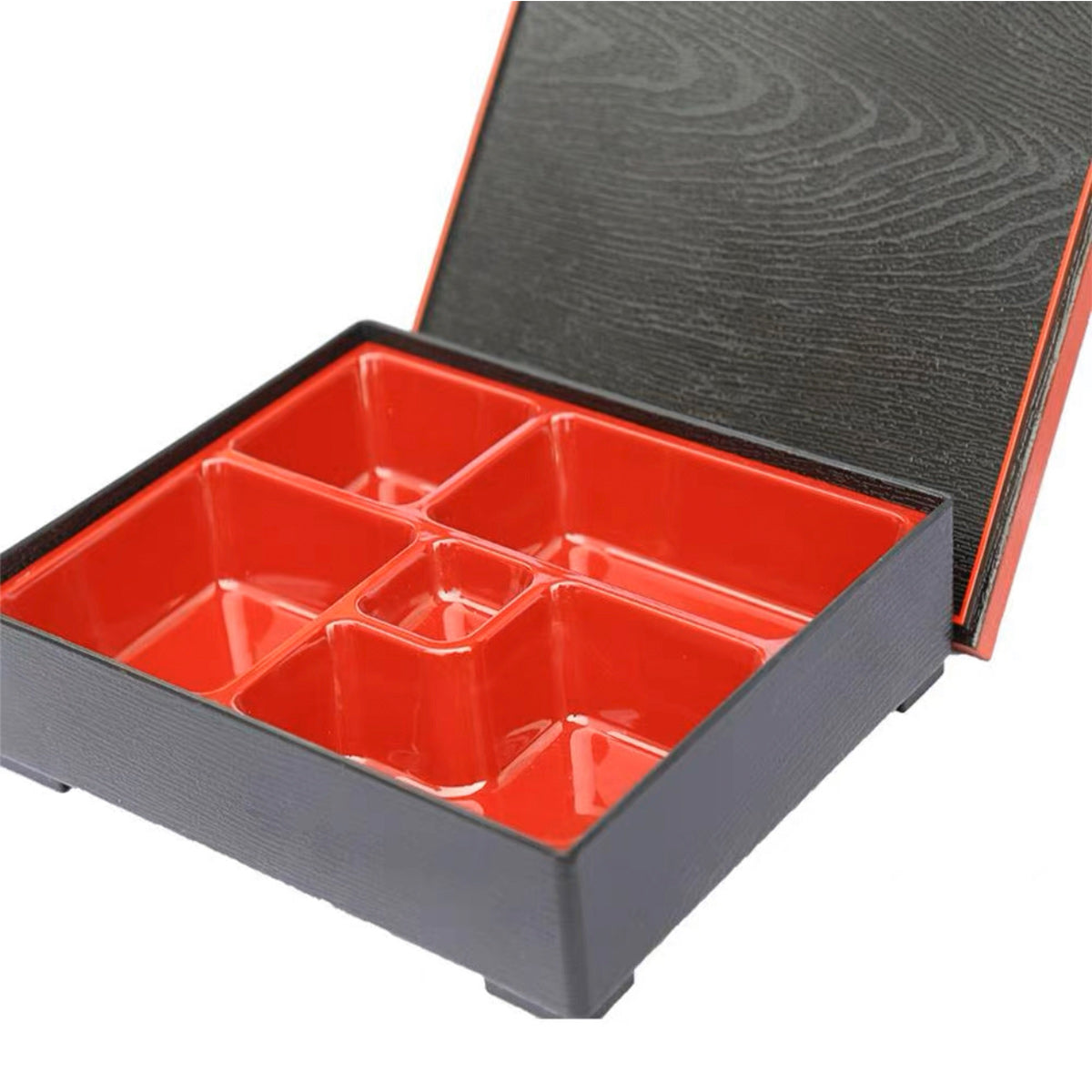 Bento Box with lid, 4 compartments - Chefcoca