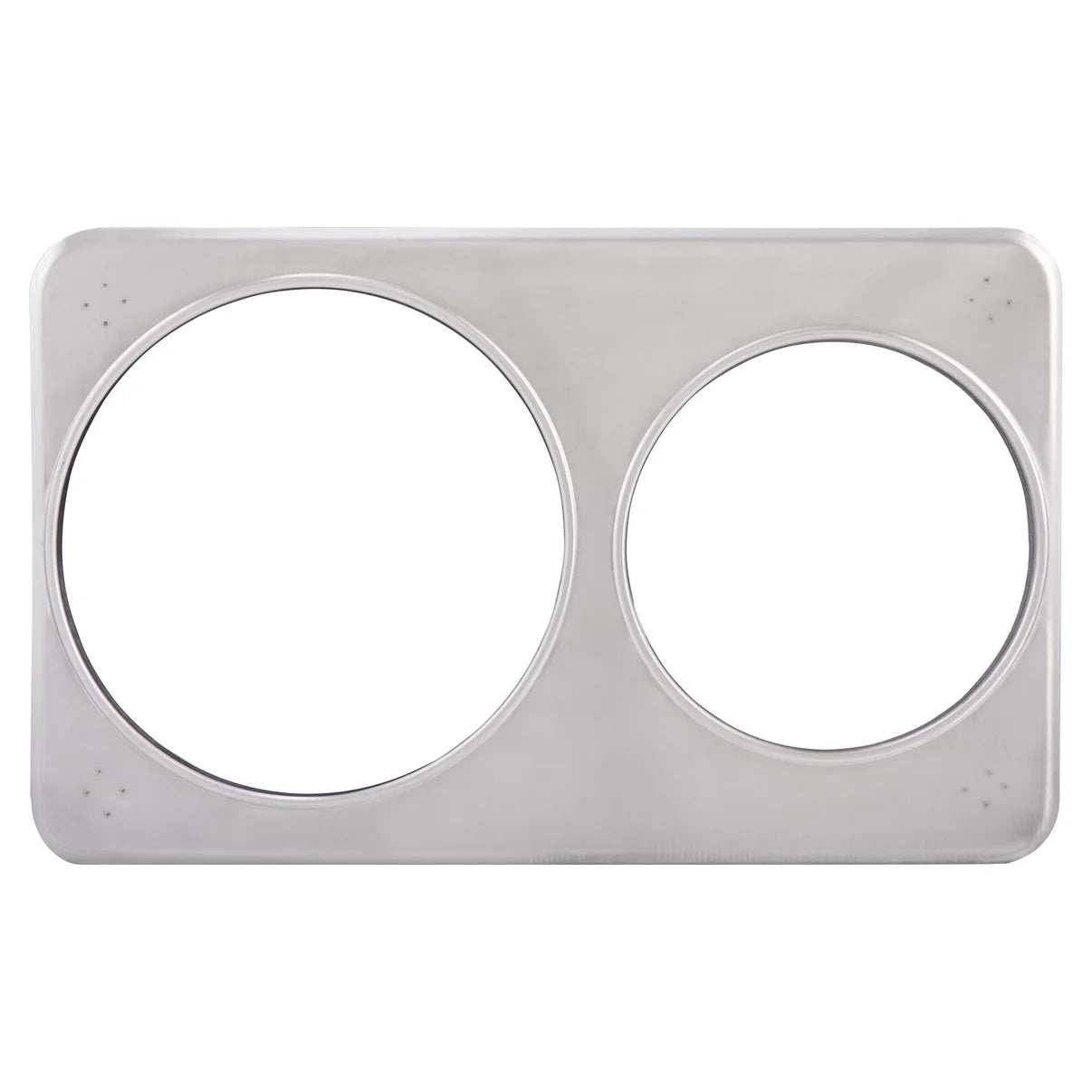 ADP-608 - Adaptor Plate, 6-3/8" &amp; 8-3/8" Holes, Stainless Steel - Chefcoca