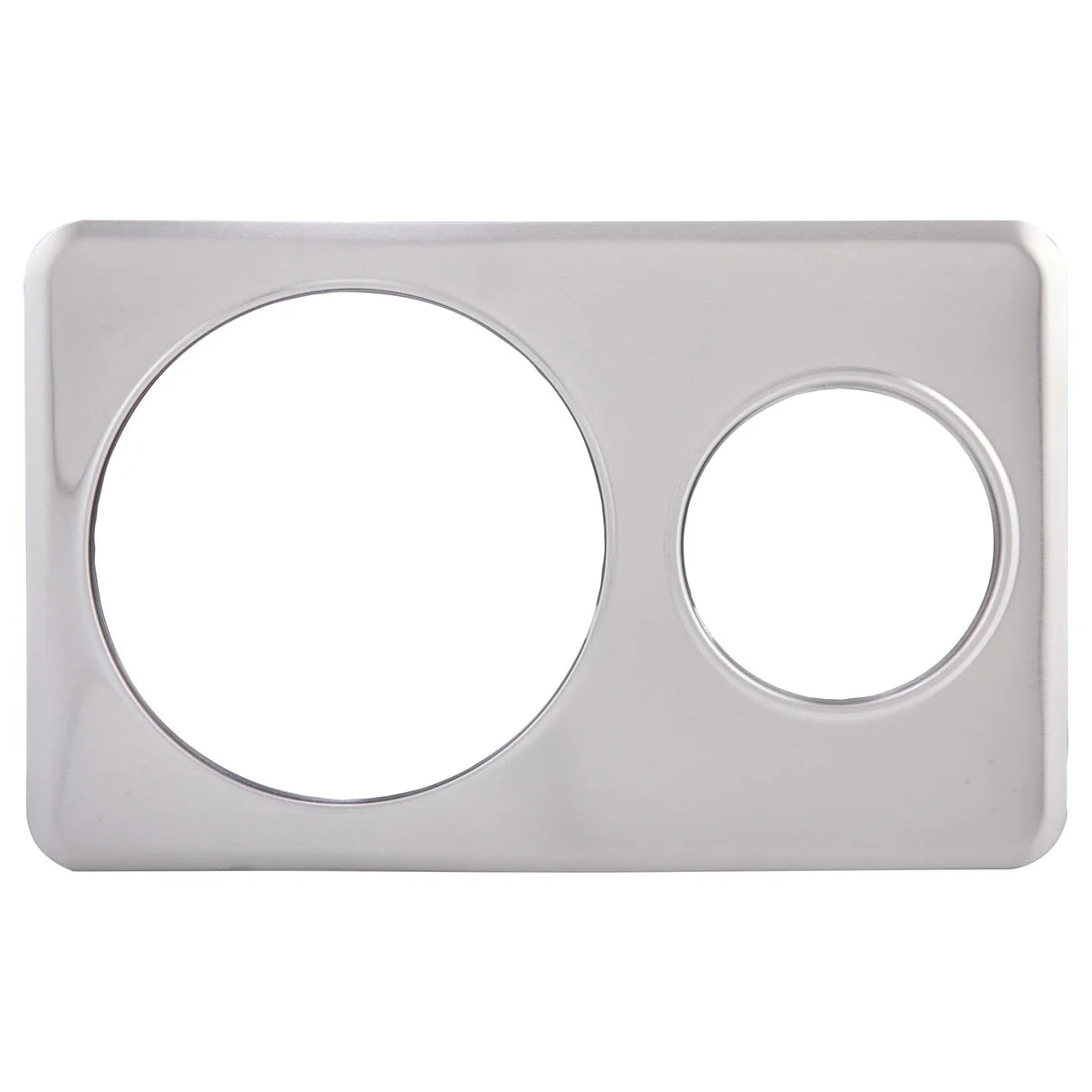 ADP-610 - Adaptor Plate, 6-3/8" &amp; 10-3/8" Holes, Stainless Steel - Chefcoca