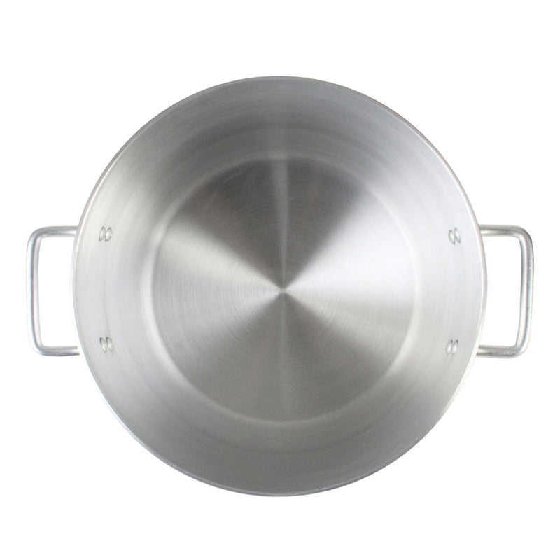 Sub-equip, 60 Qt Aluminum Stock Pot, 17.25"x16.25" / 44cm*41cm, 4mm